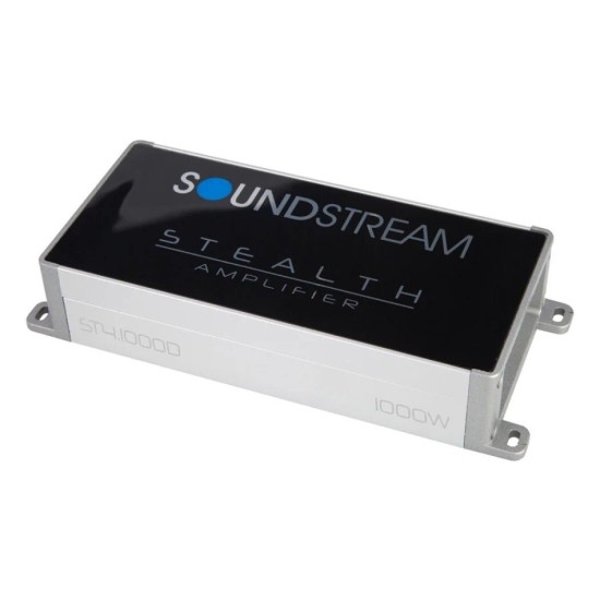 מגבר 4 ערוצים מסדרת (STEALTH) בהספק (1000W) SOUNDSTREAM