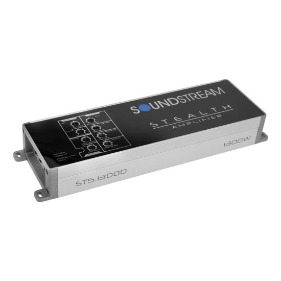 מגבר 5 ערוצים מסדרת (STEALTH) בהספק (1300W) SOUNDSTREAM